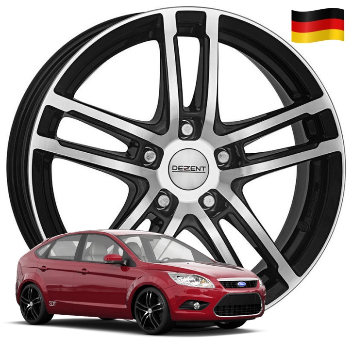 Диски Ford Focus II 2004 - 2011, Dezent 7,5x18 5x108 ET52,5 DIA63,4 ...