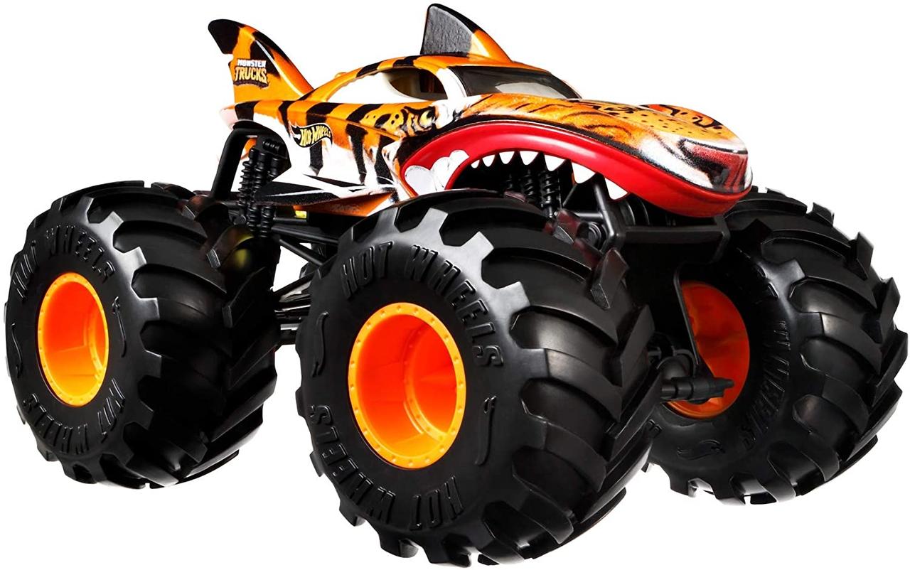 

Монстр Трак Хот Вилс Hot Wheels Monster Trucks 1:24 Scale Die-Cast tiger