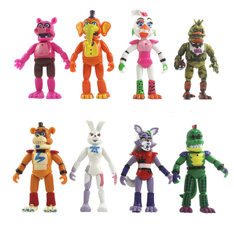 

Игровой набор Five Nights at Freddy's A12 8 героев 5 ночей с Фредди 14 см (Аниматроники Фнаф)