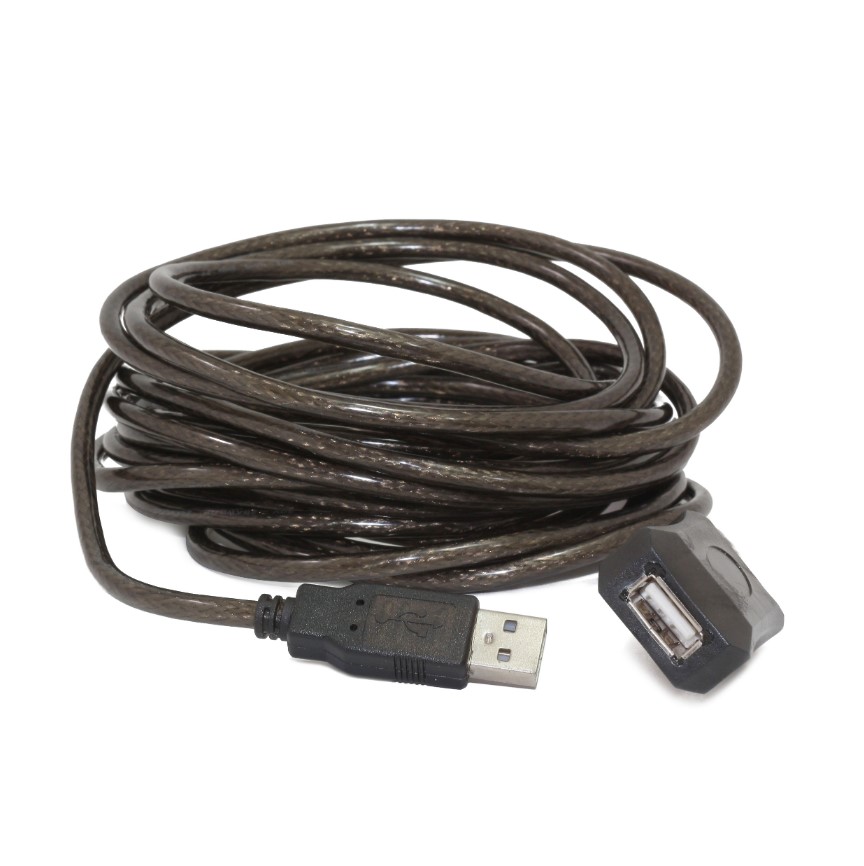 USB кабель-удлинитель 10 метров (USB 2.0, male-female)