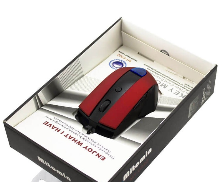 

Мышь проводная Mitomin MT-C02Z Red