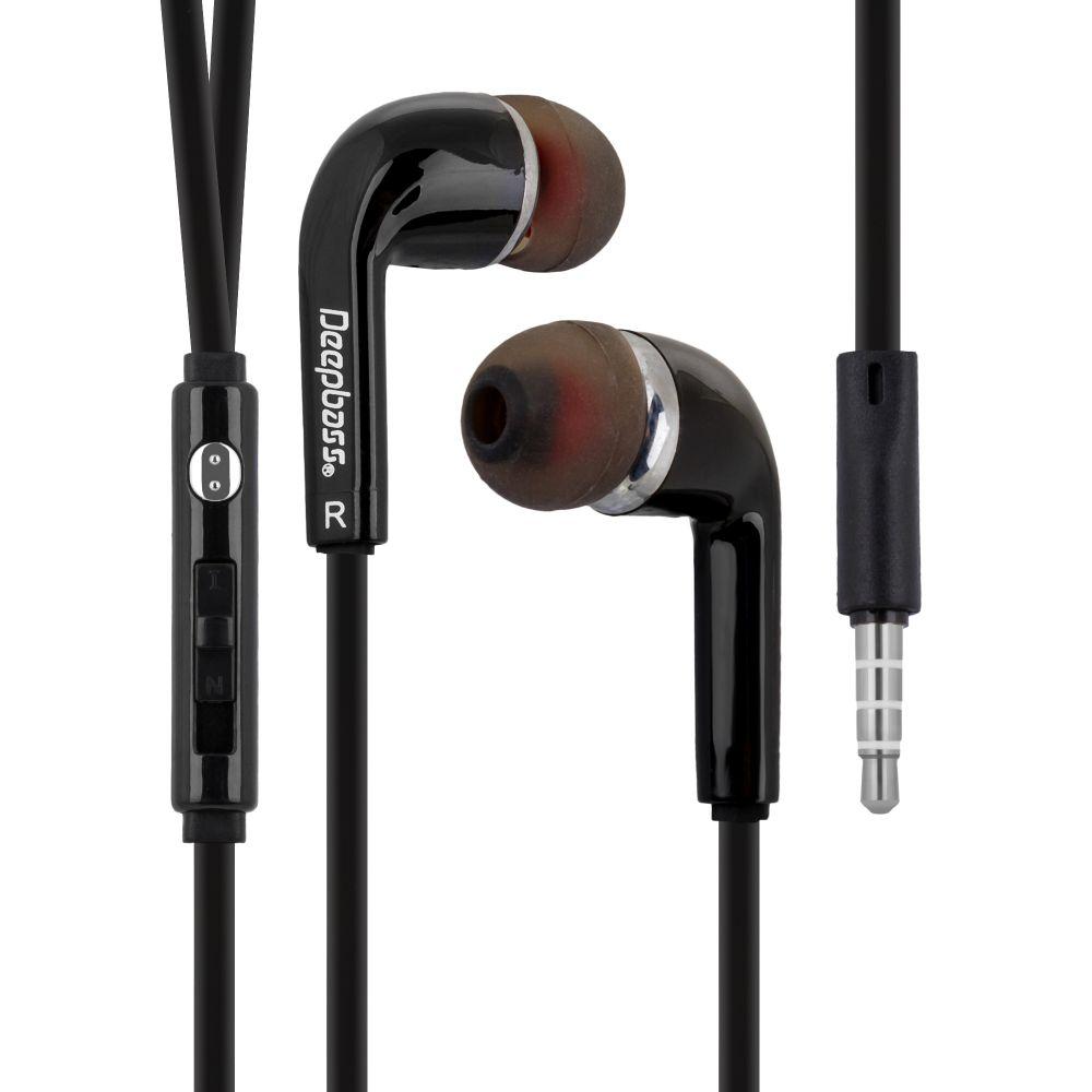 

Вакуумные наушники Deepbass D-01 гарнитура для телефона Черный