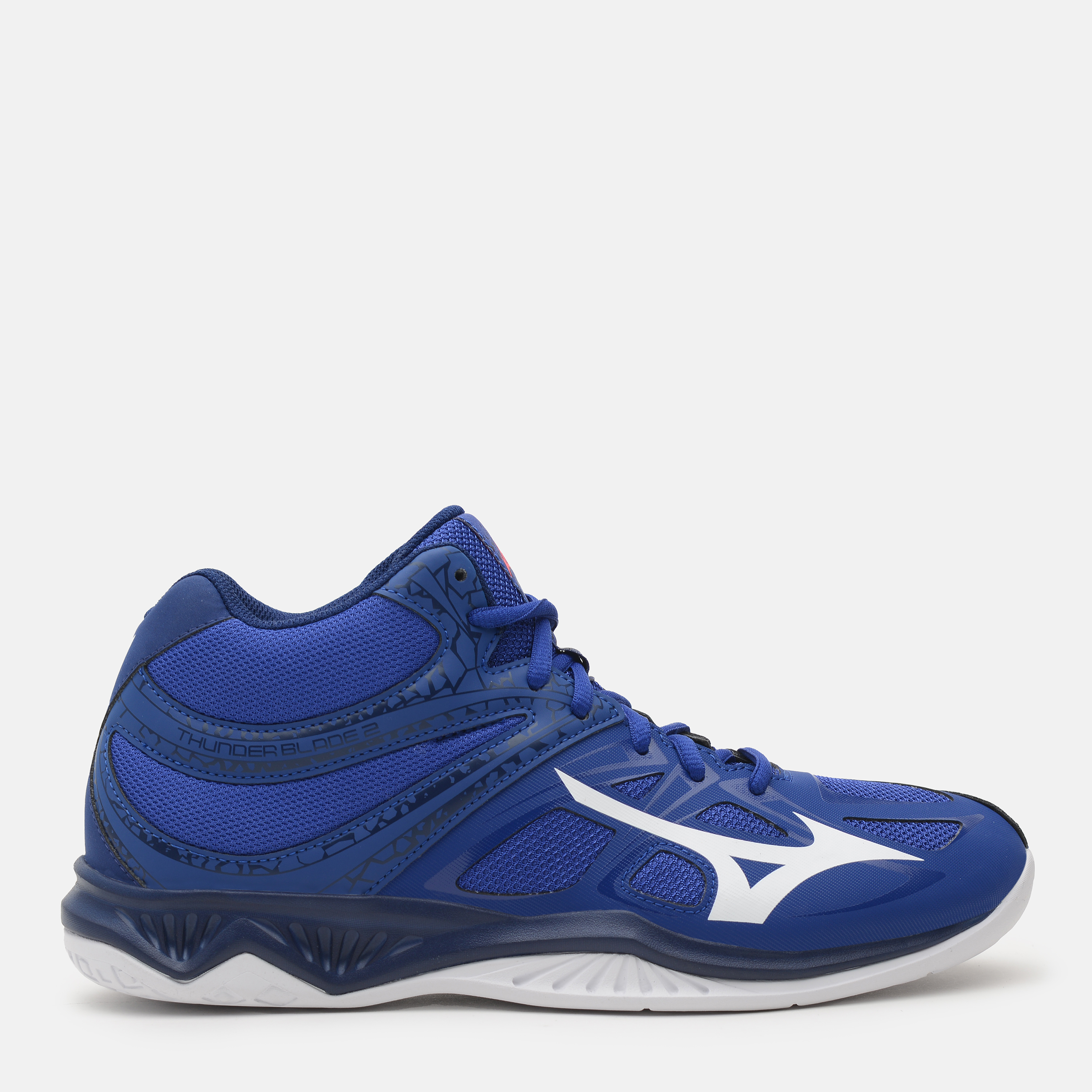 

Кроссовки Mizuno Thunder Blade 2 Mid V1GA197520 46 30 см Синие