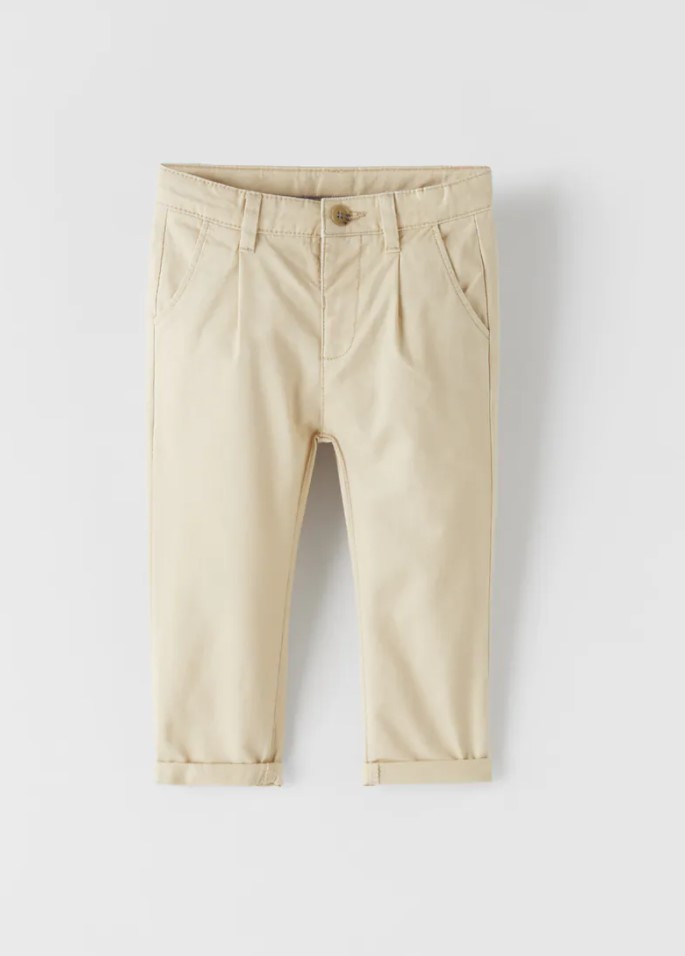 

Брюки чинос для мальчика 5827 ZARA 86 Бежевый 45453