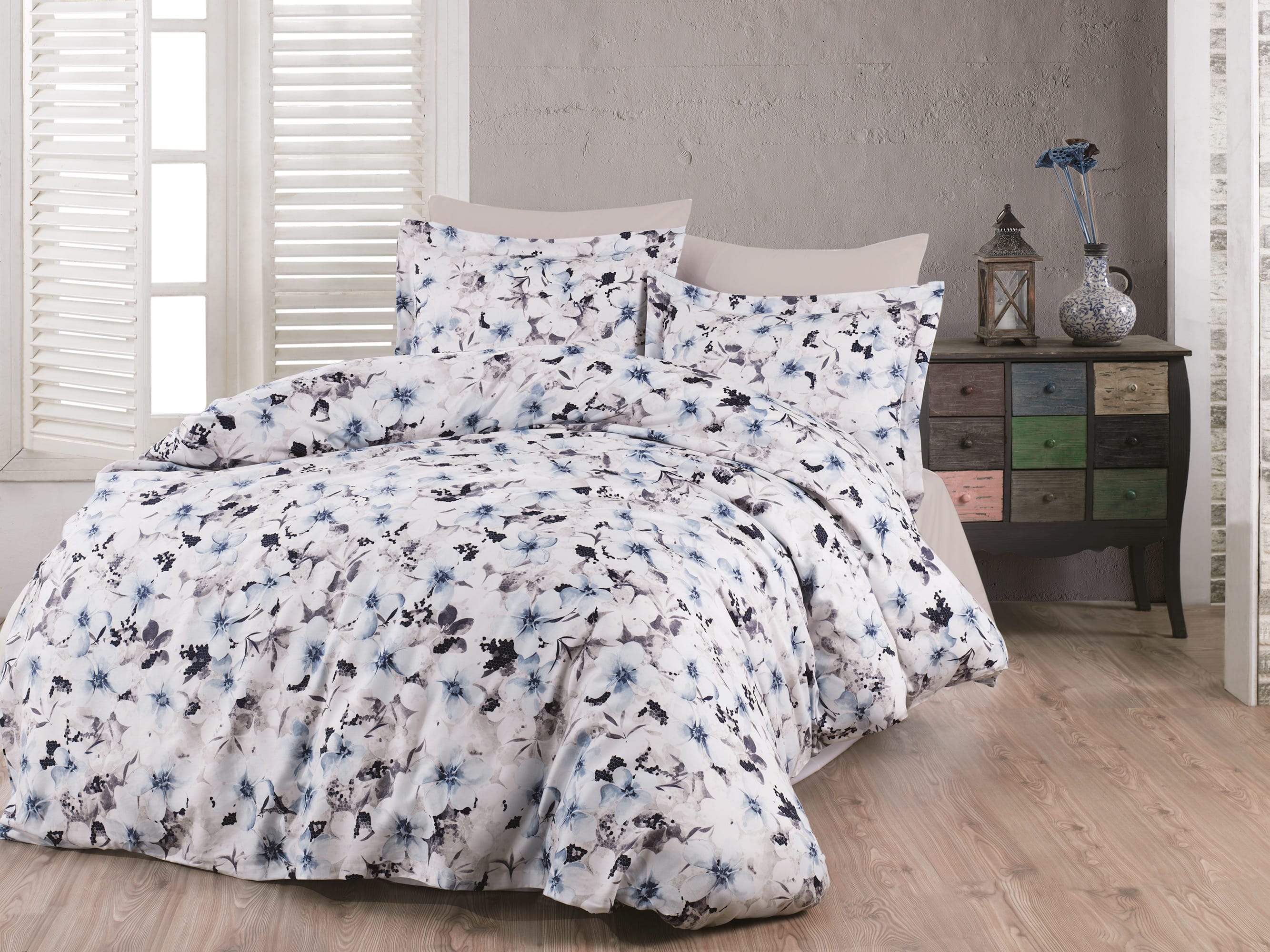 

Комплект постельного белья Zugo Home Сатин Viola V1 200x220 (ts-01836)