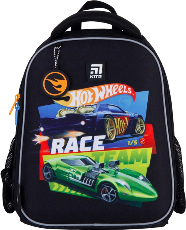 

Рюкзак Kite Education Hot Wheels каркасный 820 г 35x26x13.5 см 12 л Черный (HW21-555S)