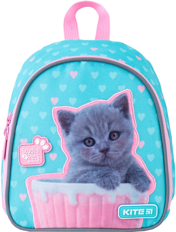 

Рюкзак Kite Kids Studio Pets 150 г 22х20х9 см 3.25 л Бирюзово-розовый (SP21-538XXS)