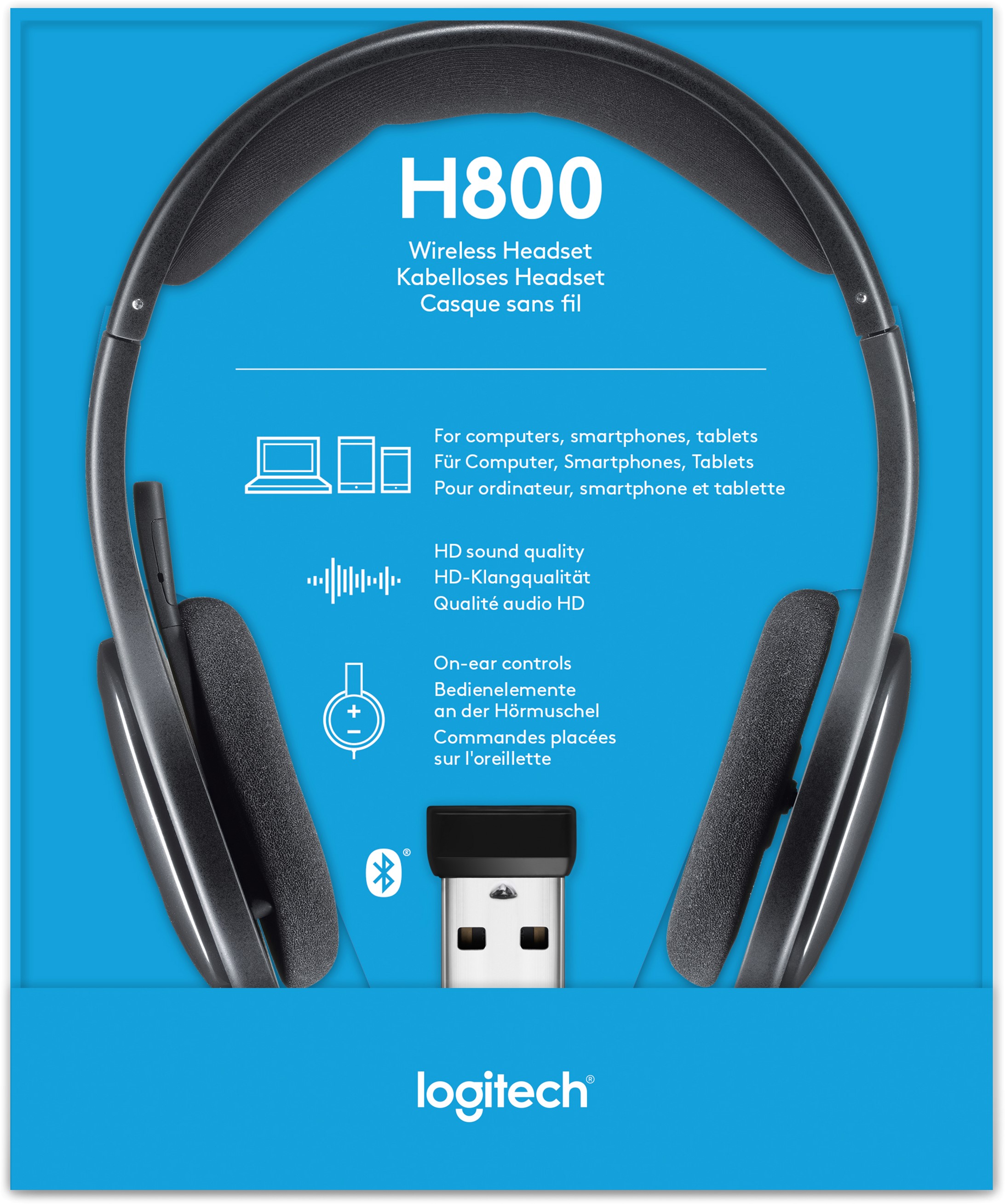 Наушники Logitech Wireless Headset H800 (981-000338) – отзывы покупателей |  ROZETKA