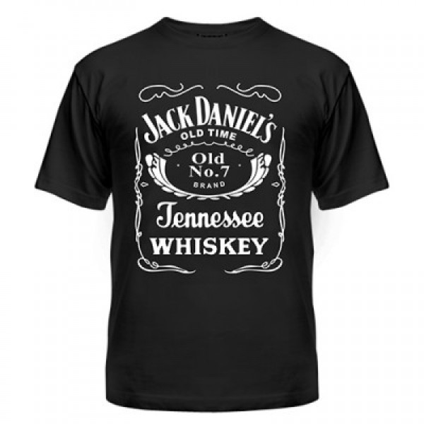 

Футболка мужская хлопок Sprintom с принтом (Jack Daniels) L, черная