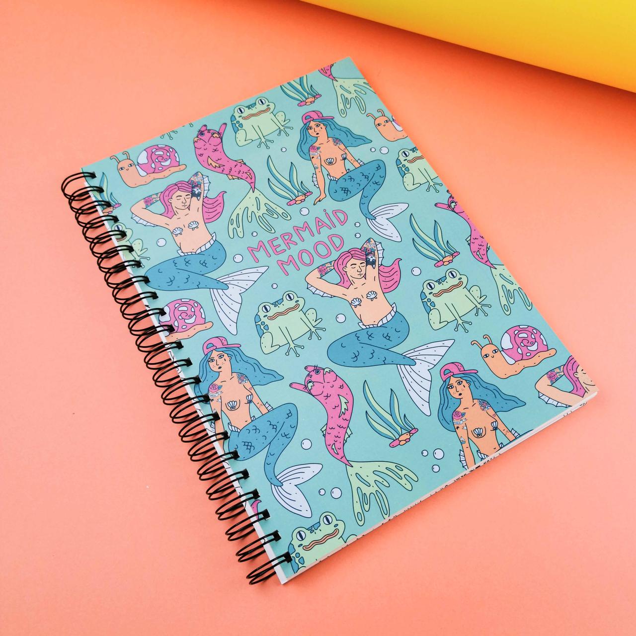

Скетчбук Jotter Mermaid mood А4 100стр с твёрдой подложкой, пружина