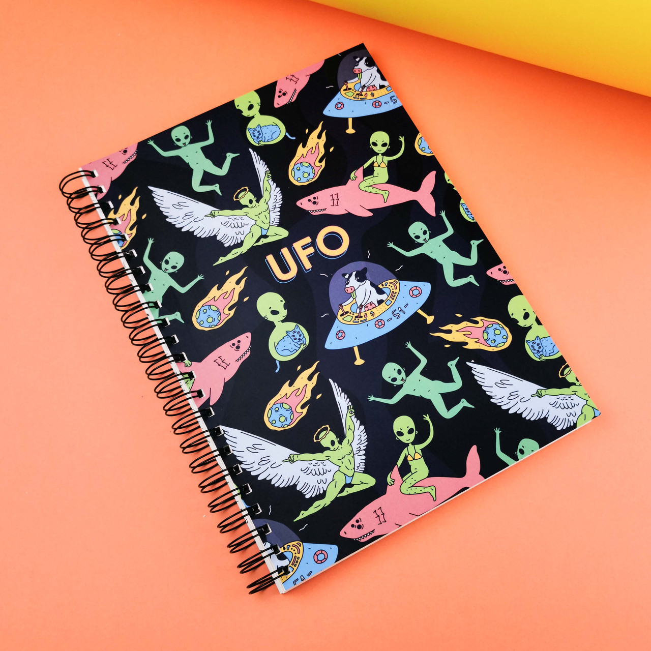 

Скетчбук Jotter UFO А4 100стр с твёрдой подложкой, пружина