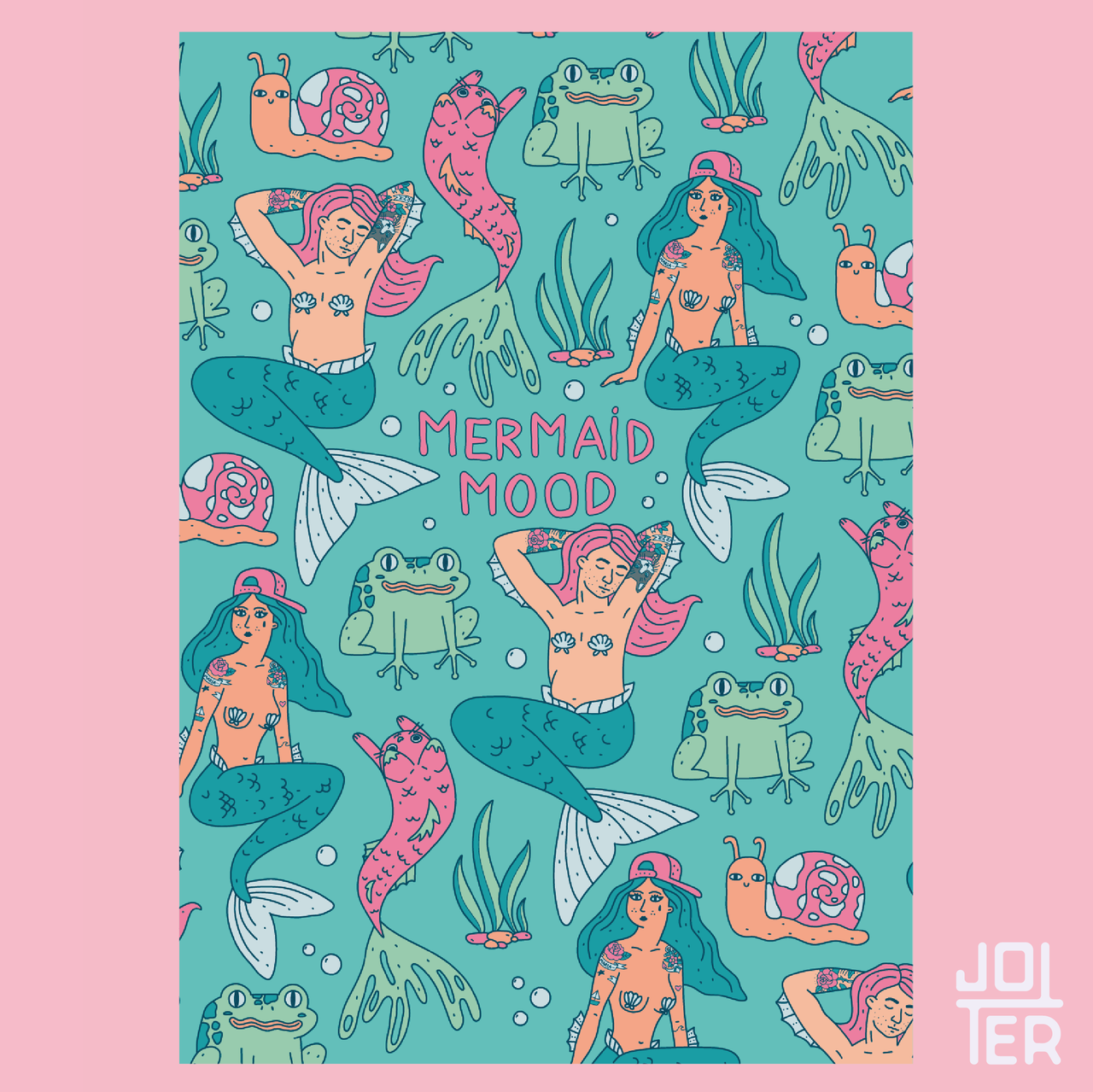 

Скетчбук Jotter Mermaid mood А5 130стр в мягкой обложке
