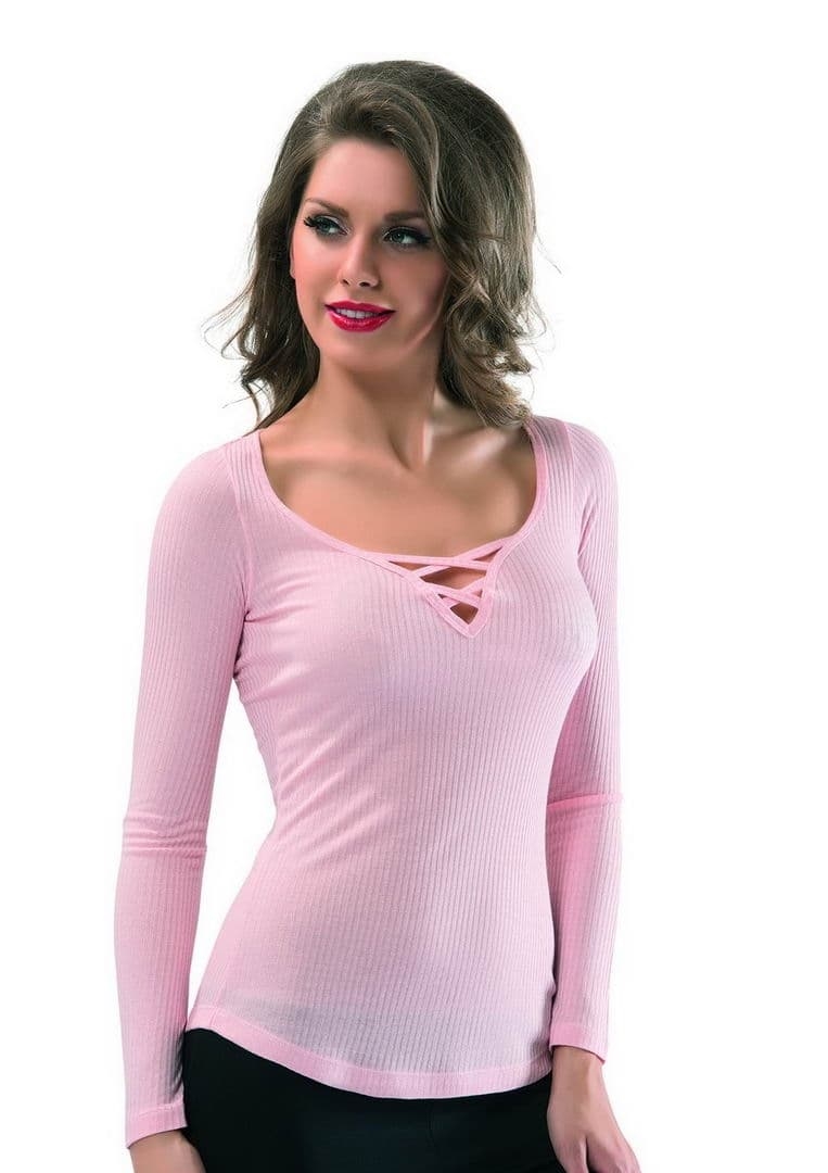 

Жіночий лонгслів Anit 2833 XXL Розовый