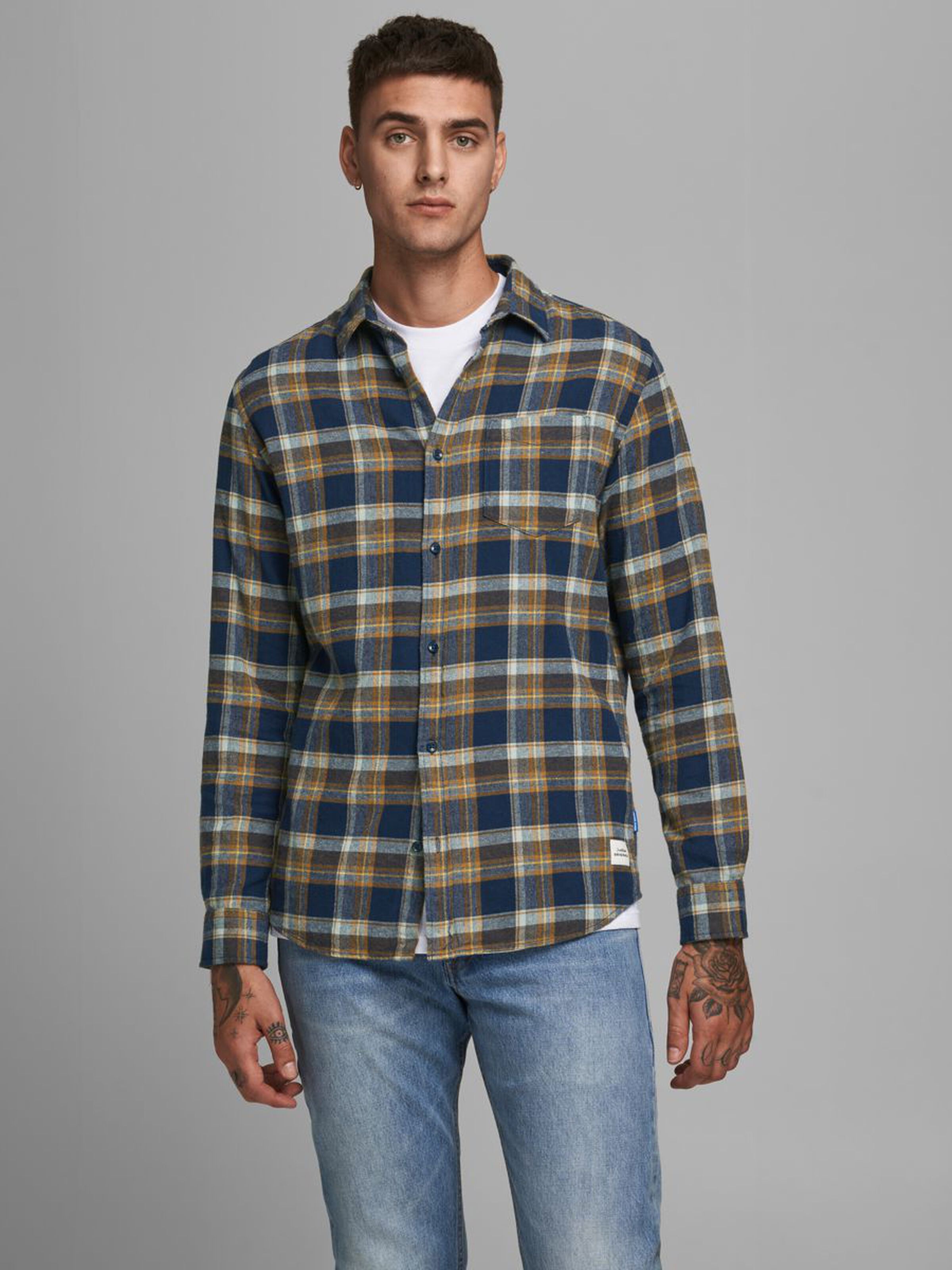 

Рубашка Jack & Jones 12180076-62570 L Rubber
