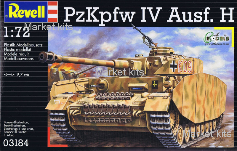 

Средний танк Panzerkampfwagen IV Ausf. H 1:72 Revell (RVL-03184)