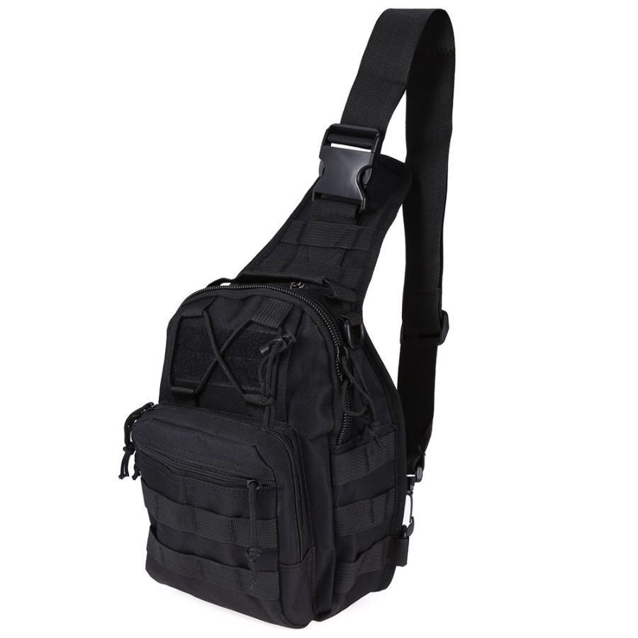 

Рюкзак сумка тактическая военная Oxford 600D 6L через плечо Black (np932269943)