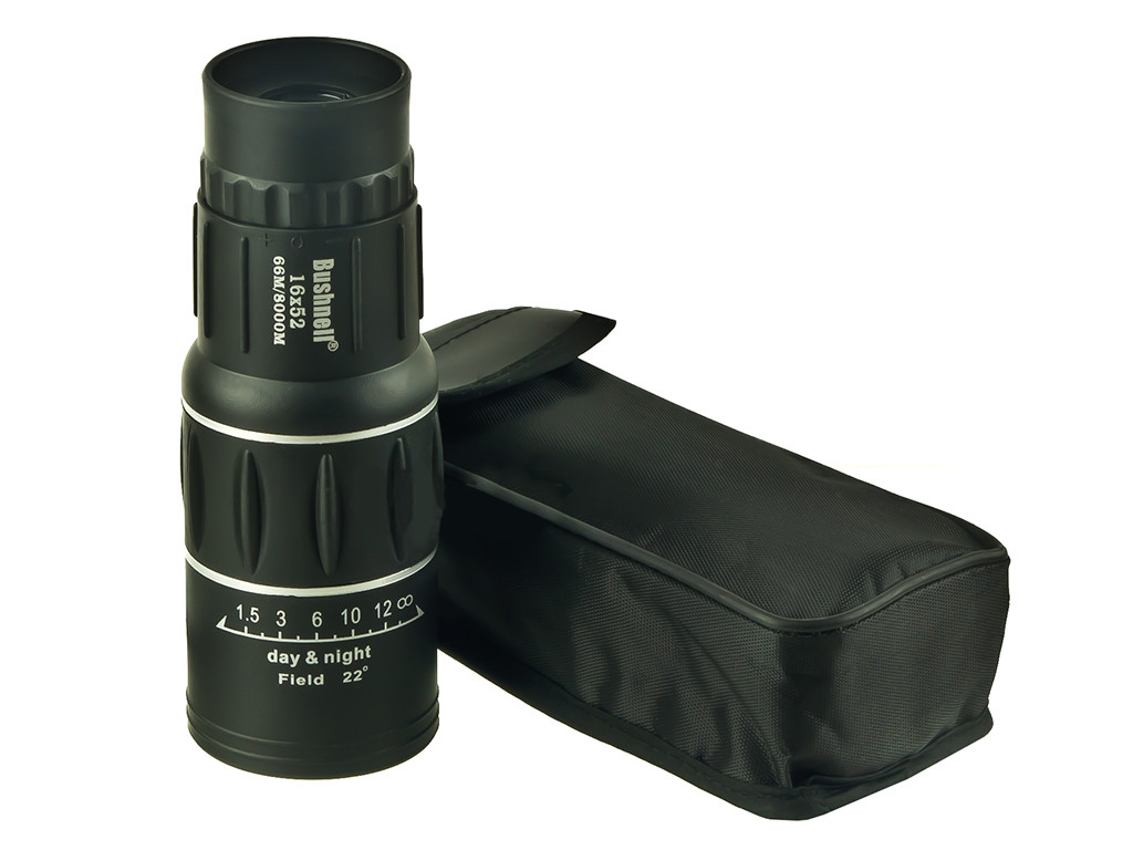 

Монокуляр BUSHNELL 16x52 с двойной фокусировкой + чехол (np5757)