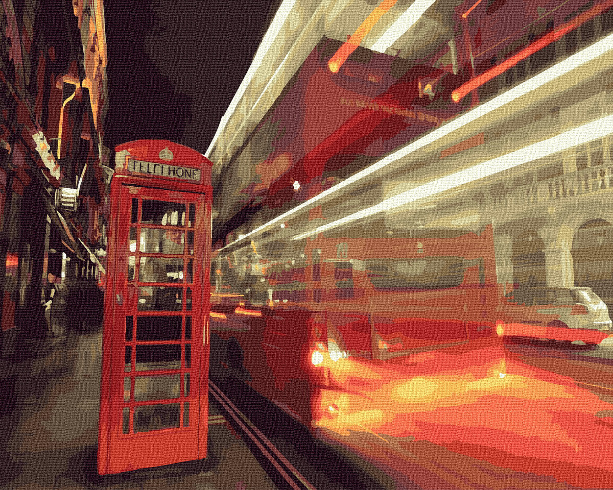 

Картина по номерам BrushMe GX23681 40*50 cм Движение большого города