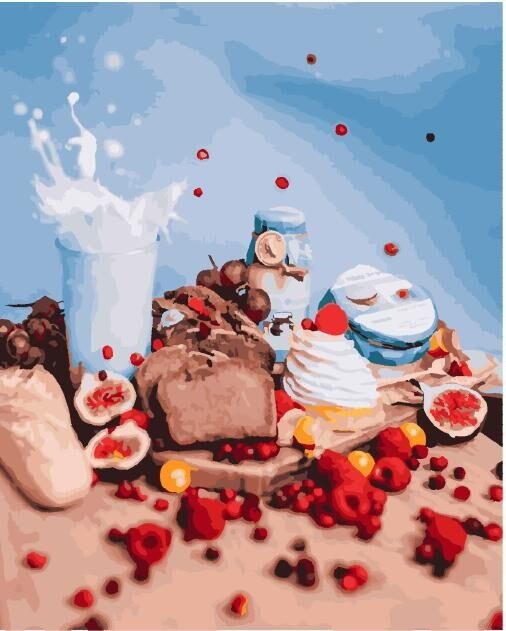 

Картина по номерам BrushMe Premium PGX25400 40*50 cм Вкусный завтрак