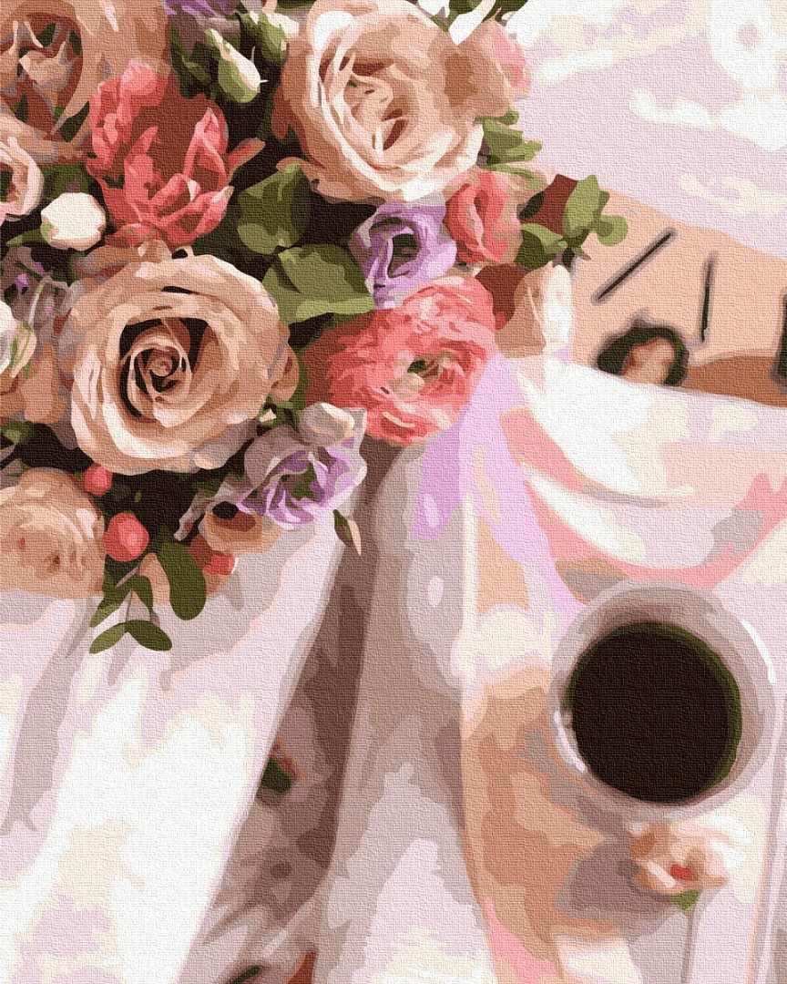 

Картина по номерам BrushMe GX37518 40*50 cм Насыщенный аромат
