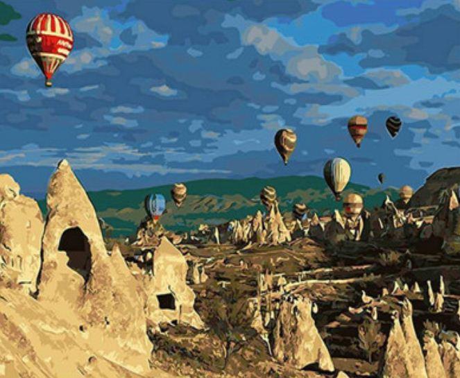 

Картина по номерам JO EPH9419 40*50 см Воздушные шары