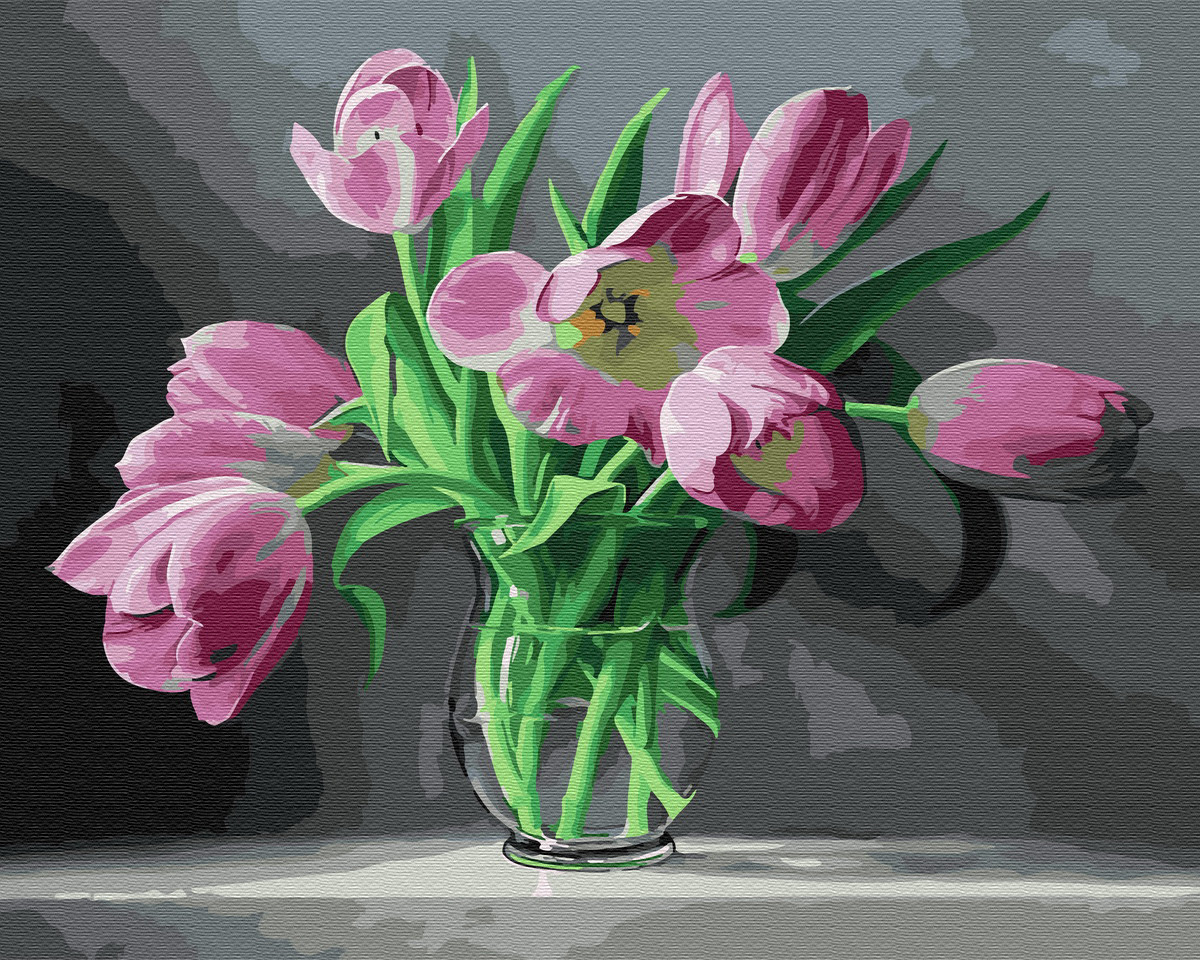 

Картина по номерам BrushMe GX33945 40*50 cм Тюльпаны