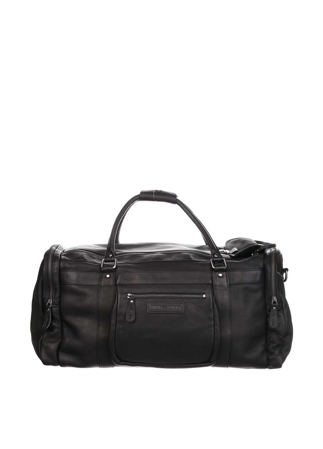 

Дорожная сумка HILL BURRY 3307_black Кожаная Черный