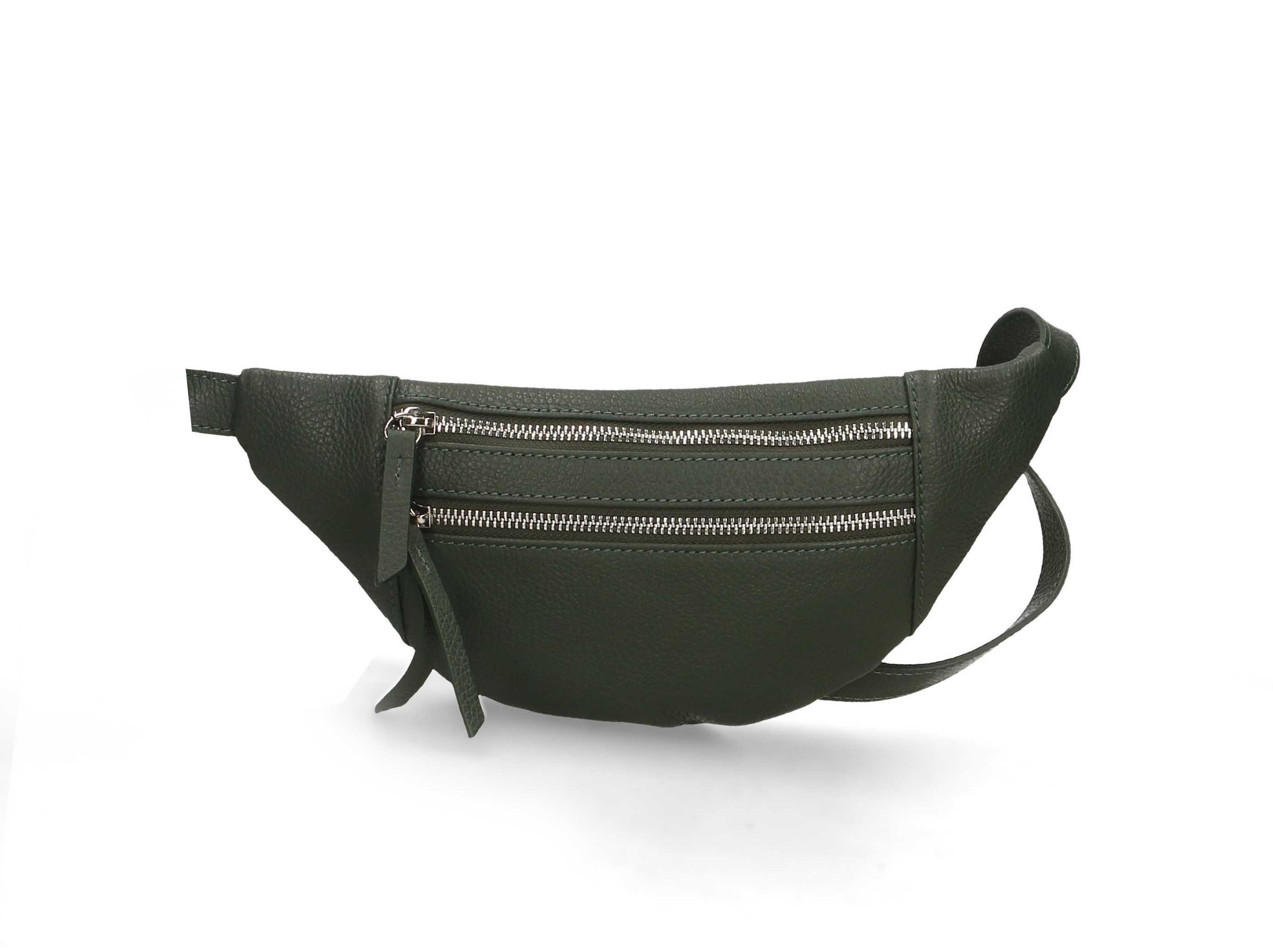 

Сумка на пояс Italian Bags 534166_green Кожаный Зеленый