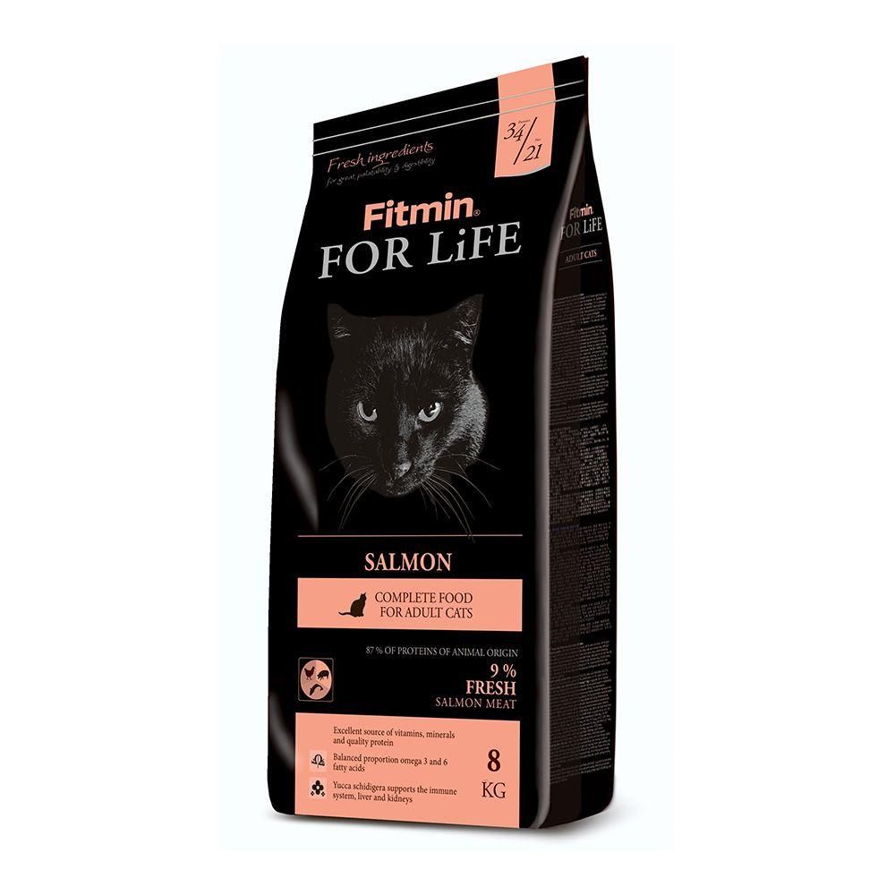 

Сухой корм кoшeк Fitmin cat For Life Salmon 8 кг (ф4811)