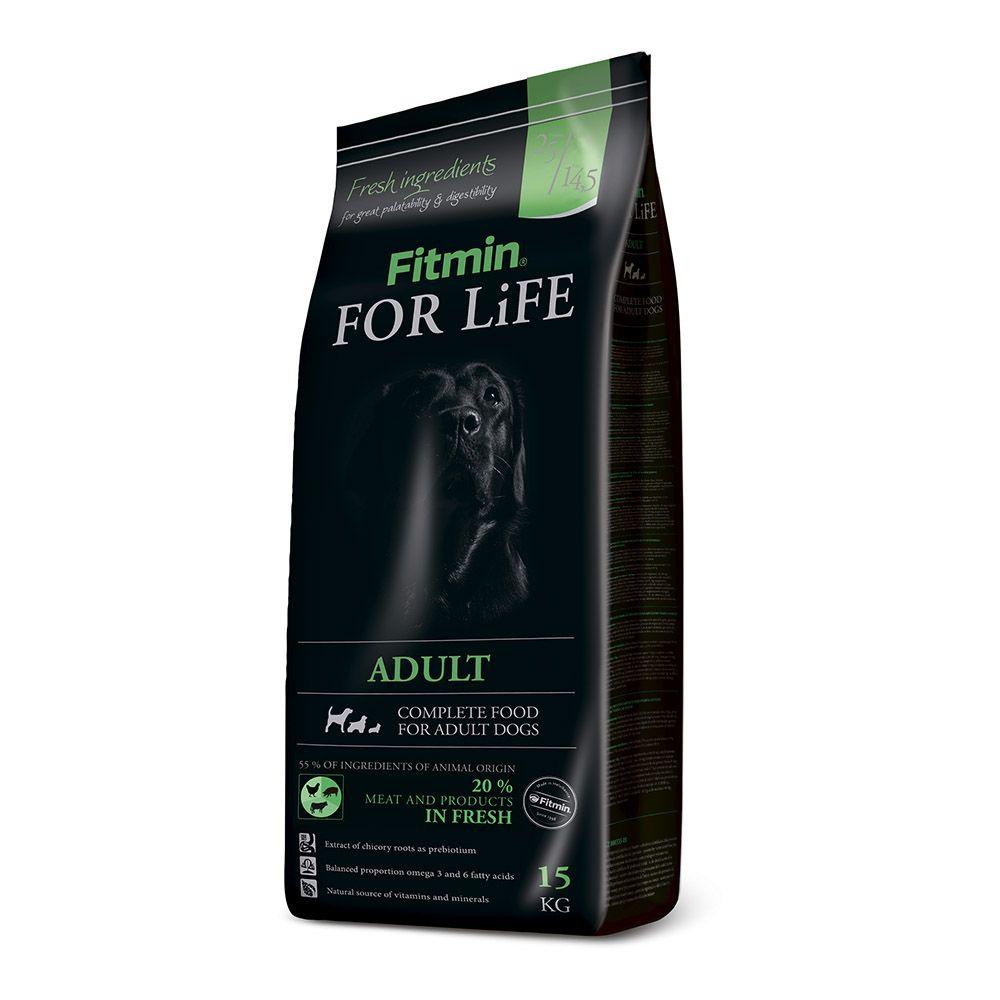 

Сухой корм Bingo Fitmin dog For Life Adult 15 кг для взрослых собак всех пород. (ф9771)