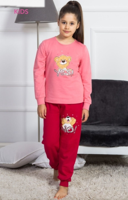 

Пижама детская для девочки байка Vienetta KIDS 270000 3/4 (98-104cm)