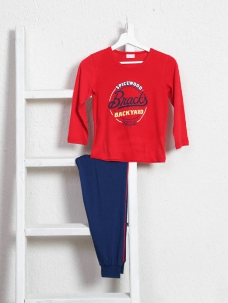 

Пижама детская для мальчика флис Vienetta KIDS 4240000 9/10 (134-140cm)