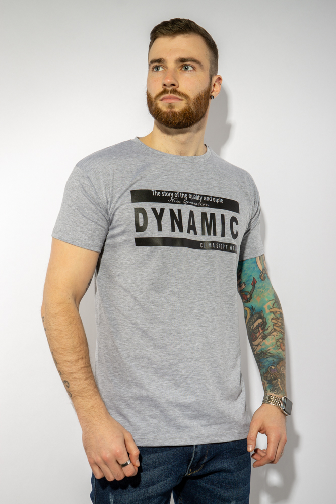 

Футболка с принтом Time of Style 85F266  Серый, Футболка с принтом Time of Style 85F266 XL Серый