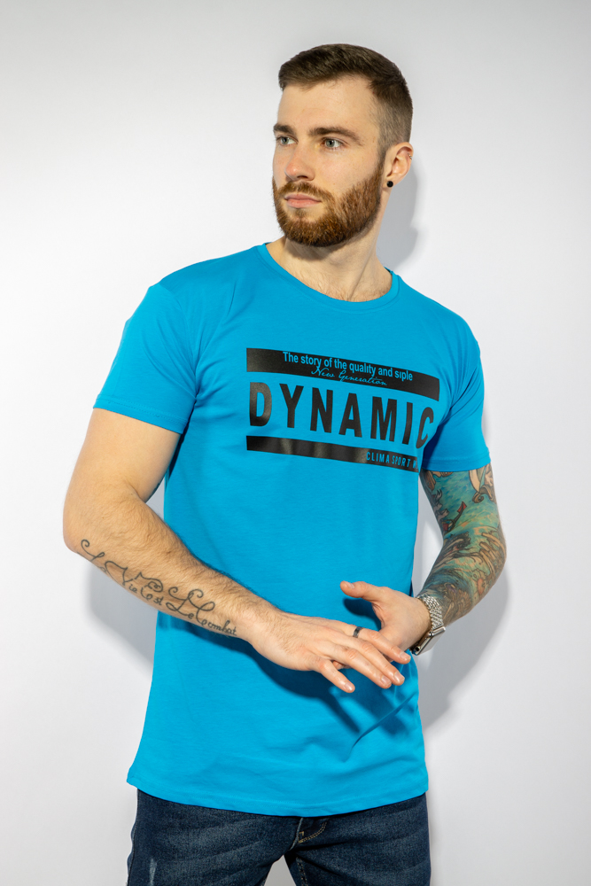 

Футболка с принтом Time of Style 85F266  Голубой, Футболка с принтом Time of Style 85F266 XL Голубой