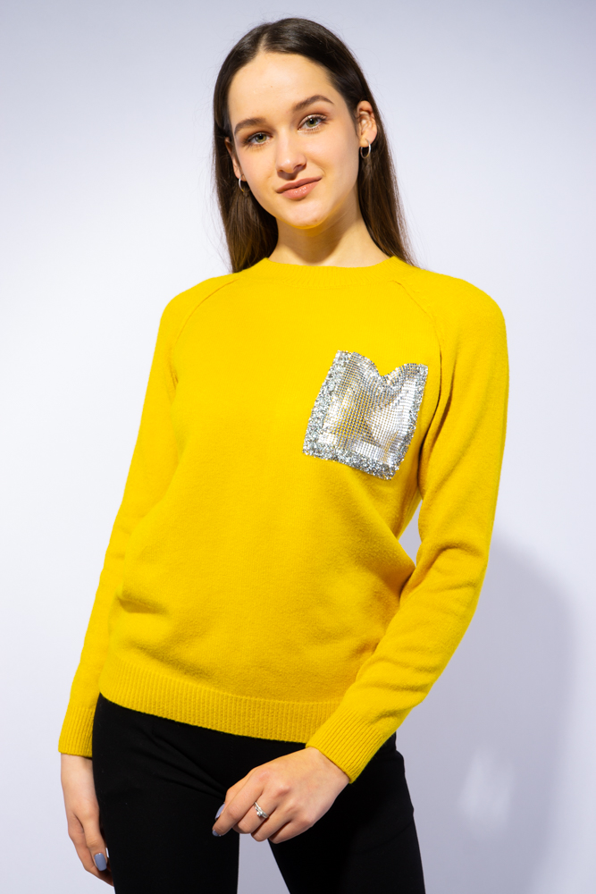

Свитер женский Time of Style 120PER009 S-M Желтый