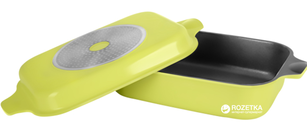 

Гусятниця Ringel Zitrone с крышкою сковородкой-гриль 6+3л (RG-2108-34)