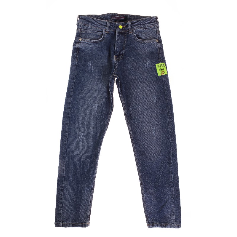 

Брюки джинсовые для мальчика A-YUGI 5280 146 см голубой (482084)