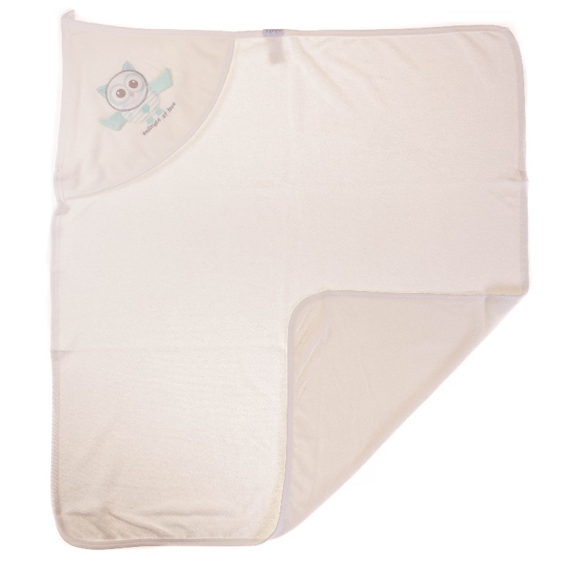 

Рушник-Куточок 80х90 см BIBABY 66257 кремовый/мятный (477120)