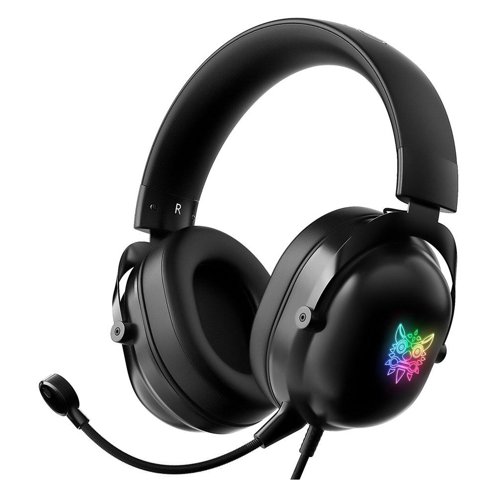 

Игровые наушники Onikuma X11 с микрофоном и LED RGB подсветкой проводные Black (X11)