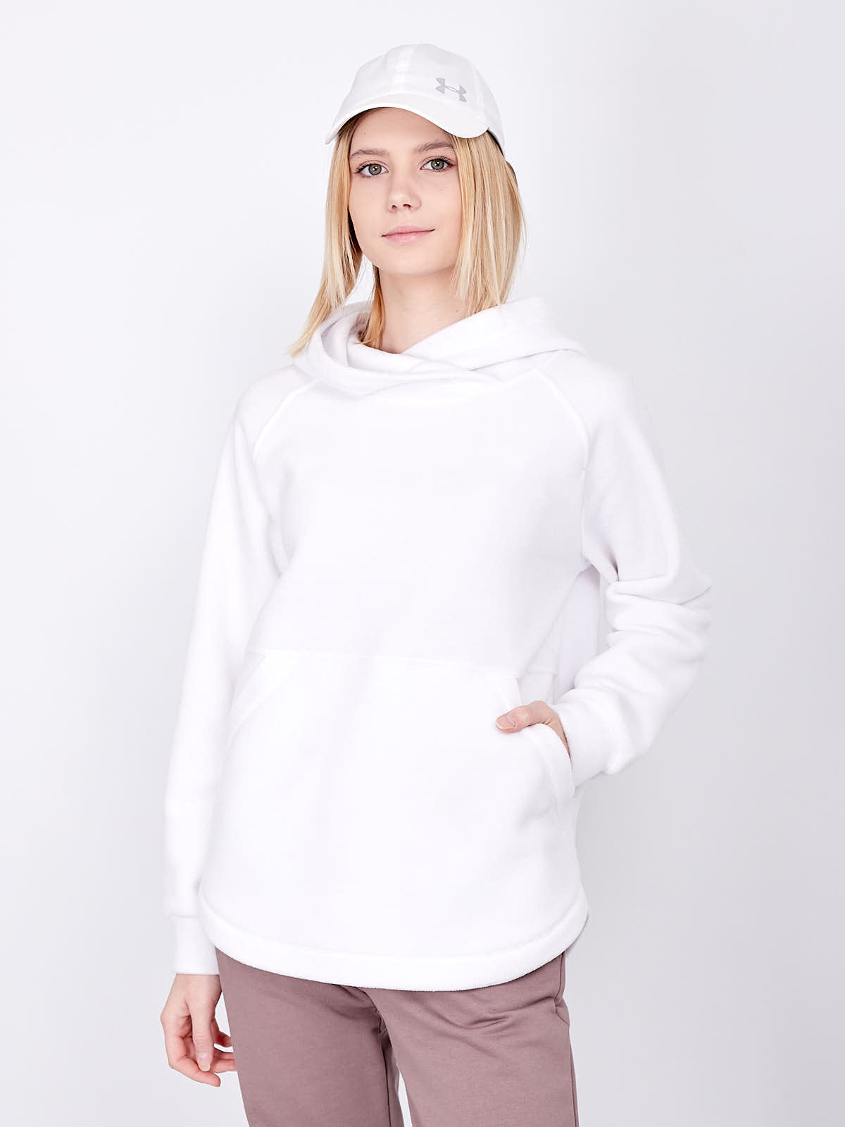 

Худи женские Fromus флисовый S/M(42-44) Красный 2487-6