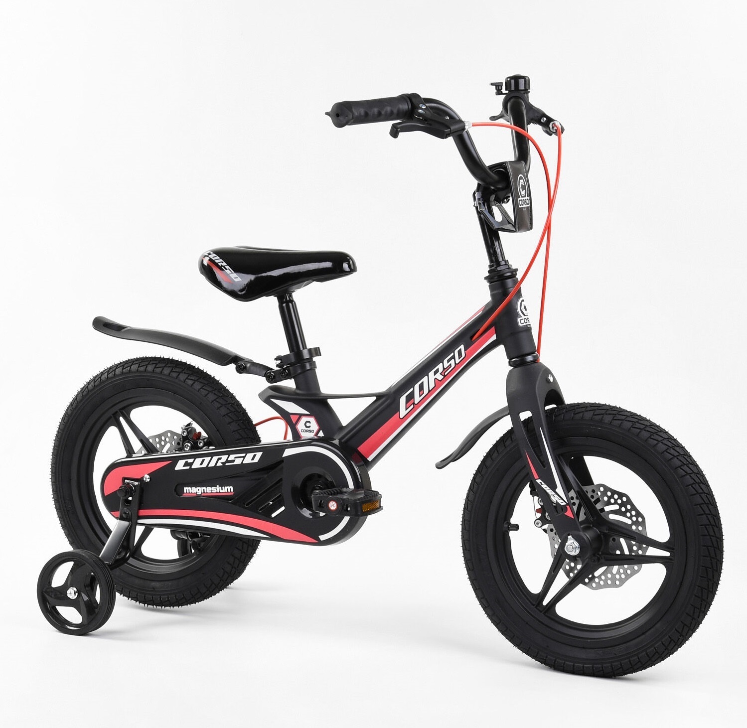 

Велосипед Corso Magnesium 14" MG-01025 Black / Red (MG-01025)