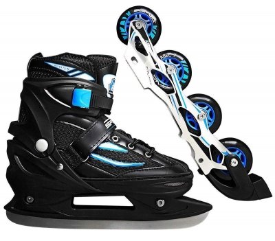 

Роликовые коньки SportVida 4 в 1 SV-LG0028 Size 31-34 Black-Blue SKL41-227430