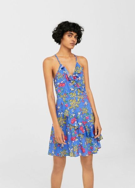 

Платье MANGO M разноцветное (1089-877)