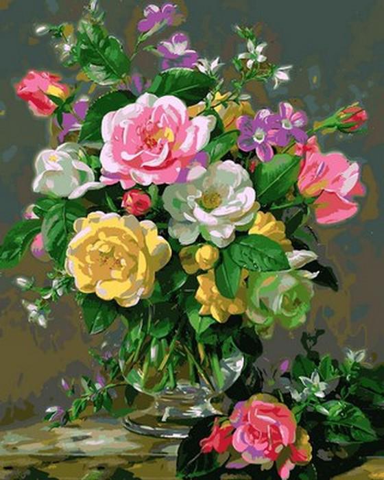 

Картина рисование по номерам Mariposa Три оттенка роз MR-Q2167 40х50 см Цветы, букеты, натюрморты набор для росписи краски, кисти, холст