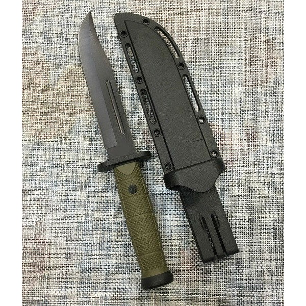 

Охотничий антибликовый нескладной нож GR 213/1B 30,5 см для походов, охоты, рыбалки, туризма (GR000X70002138B)