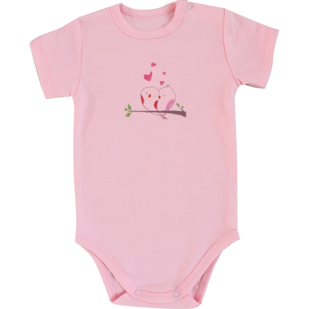 

Боді на короткий рукав 62 см. рожевий BD4-1-pink-20 Ladan