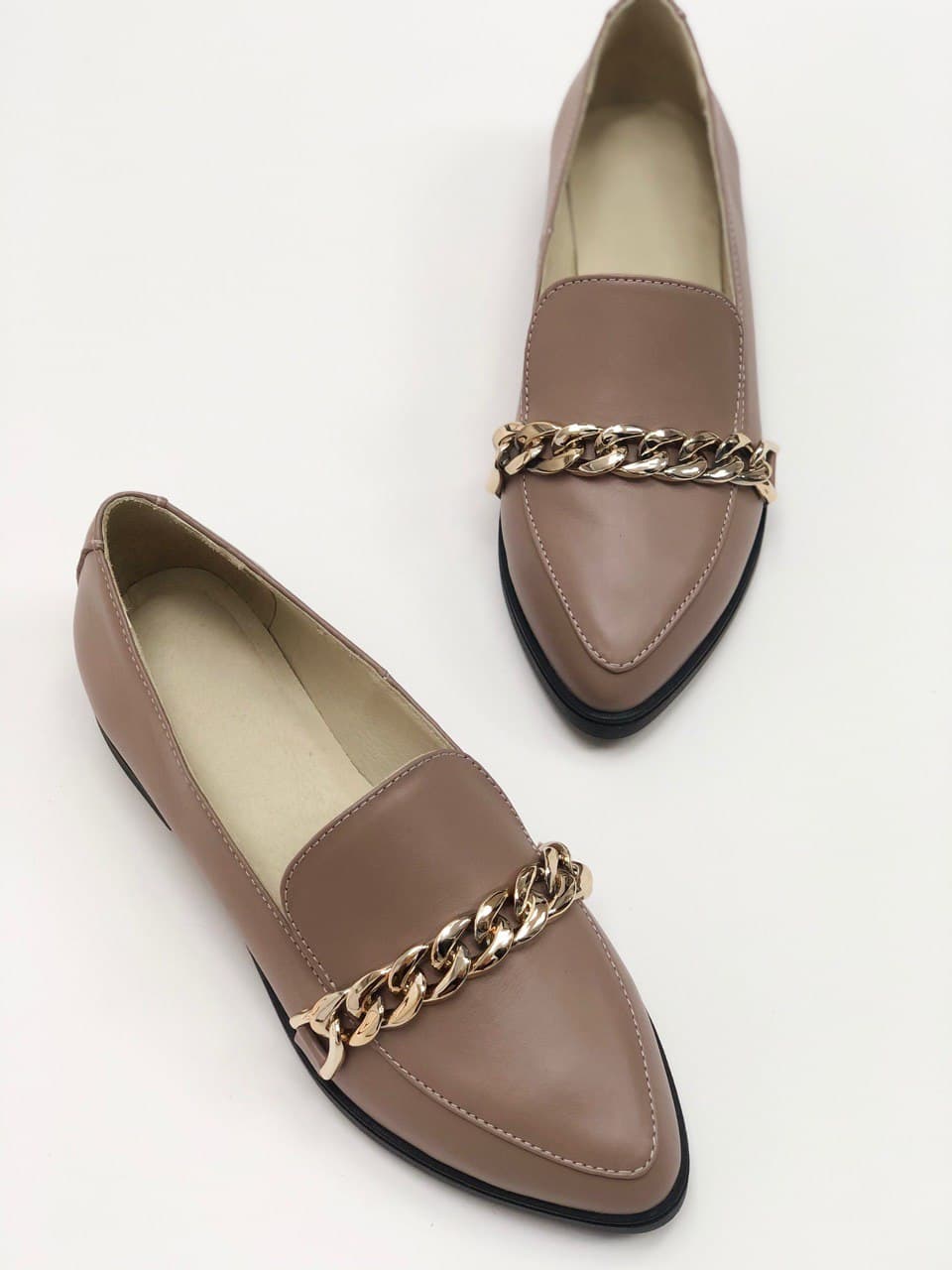 

Туфлі жіночі шкіряні LuxuryShoes 7100-1/37 Бежеві