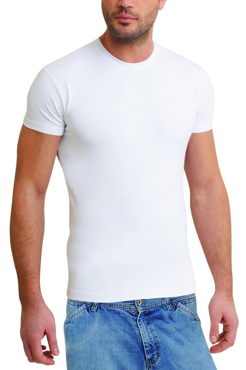 

Чоловіча футболка з лайкри Yildiz 90 XL Белый