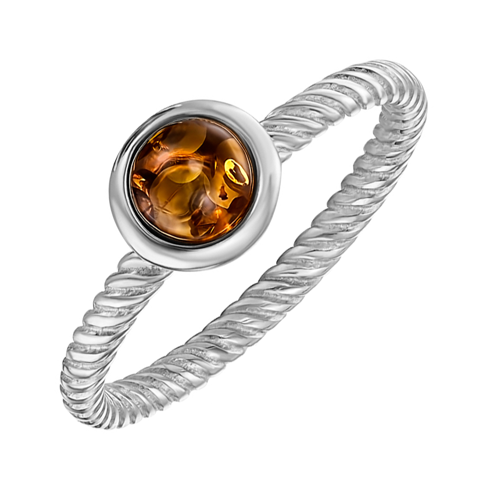 

Серебряное кольцо с янтарем 000145872 17 размера