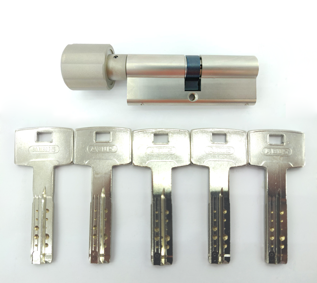 

Цилиндр Abus Compact M12R 110 мм (55х55T) ключ/тумблер